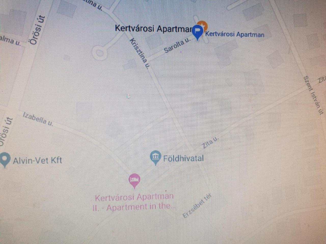 Kertvarosi Apartman Tiszaújváros Dış mekan fotoğraf